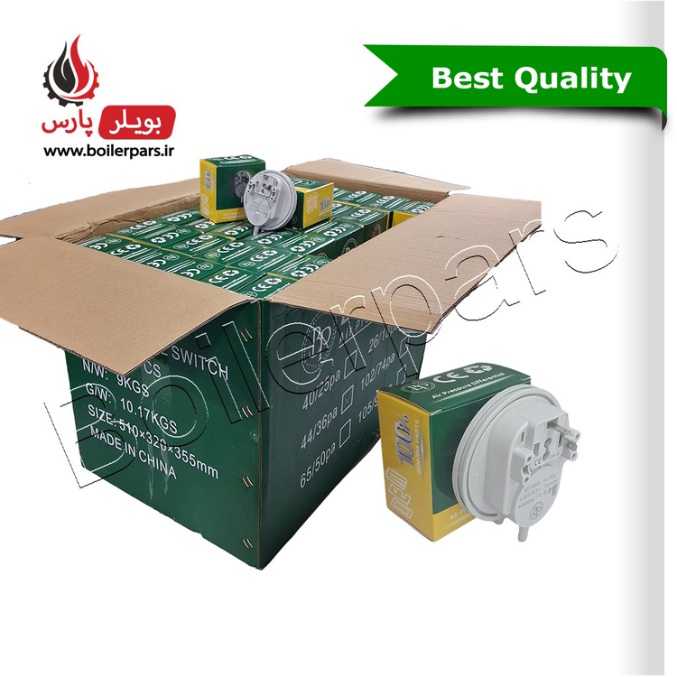 پرشر دود طرح هوبا برند بویلر پارتس 44/36 کارتن ۱۴۴ عددی