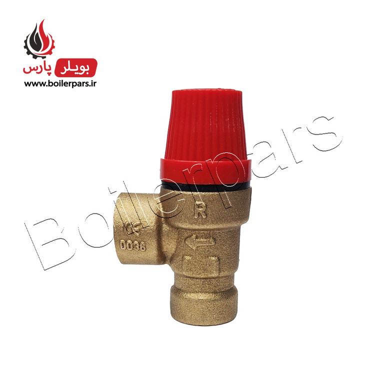 شیر اطمینان برنجی رزوه تو پیچ 1/2 رایا رادیس