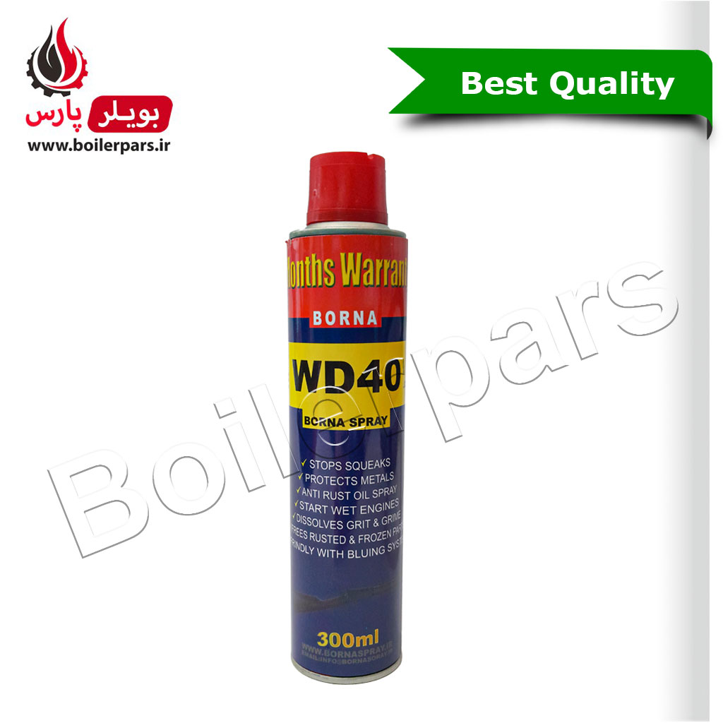 اسپری WD40 روان کننده و زنگ بر 300ml